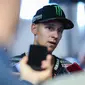 Pembalap Monster Energy Yamaha Fabio Quartararo mengalami insiden konyol karena tersandung saat jogging. Ini membuat engkel dan ibu jari di kaki kirinya terkilir (AFP)