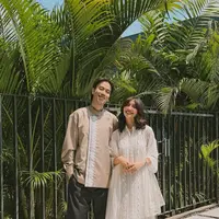 Sheila Dara Hasil Merias Wajah Sendiri saat Pengajian Nadin Amizah. [@vidialdiano]