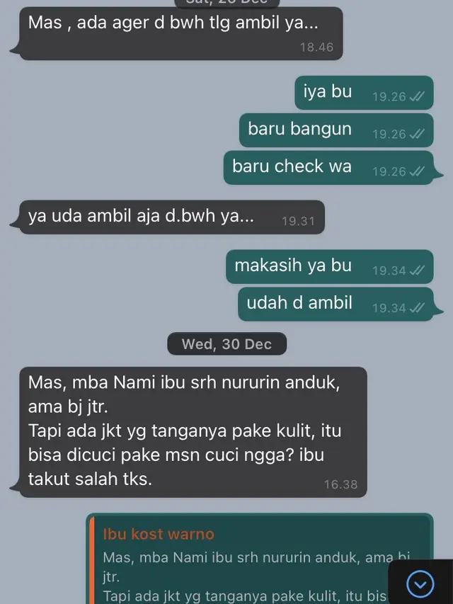 7 Chat Kocak Penghuni dengan Ibu Kost Ini Bikin Tepuk Jidat