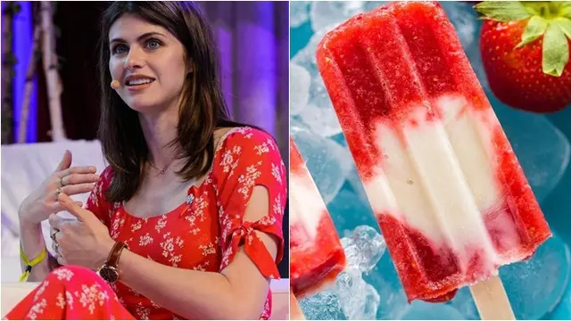 Cocoklogi Alexandra Daddario sebagai es krim stik