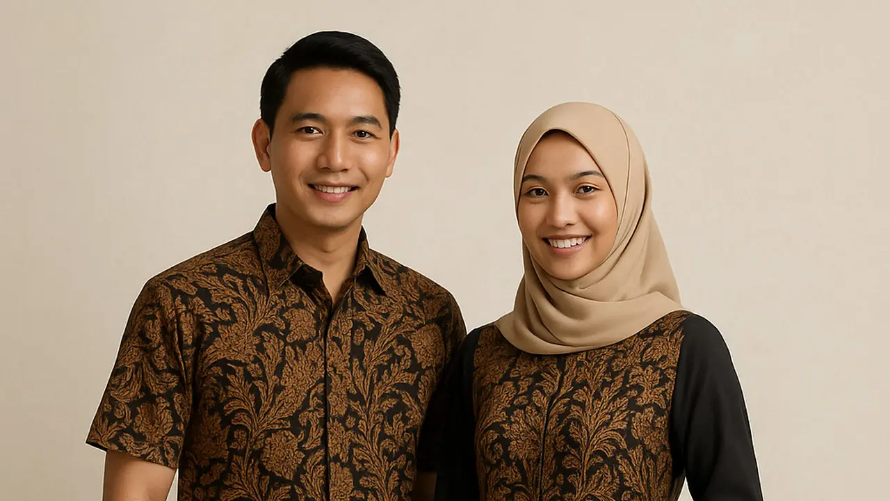 Gamis Batik Sarimbit
