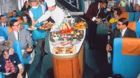 Sajian kuliner mewah Scandinavian Airlines Era 1950-1980 (Scandinavian Airlines)