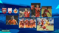 Kolase - Borneo FC, Persis Solo, Semen Padang FC (Bola.com/Adreanus Titus)