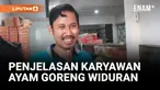 Karyawan Ayam Goreng Widuran Berikan Klarifikasi Soal Penggunaan Minyak