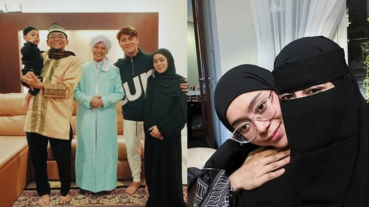 7 Potret Lesti Kejora dan Rizky Billar Rayakan Tahun Baru dengan Gelar Pengajian