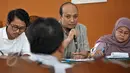Novel Baswedan kembali menjalani sidang praperadilan dengan agenda mendengarkan keterangan saksi dari pihak termohon (Bareskrim Polri) di Pengadilan Negeri Jakarta Selatan, Jumat (5/6/2015). (Liputan6.com/Yoppy Renato)