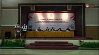 Penetapan pasangan Mohammad Idris-Imam Budi Hartono (Idris-Imam) sebagai Wali Kota dan Wakil Wali Kota Depok terpilih untuk periode 2021-2026 di Hotel Bumi Wiyata, Kamis (21/1/2021). (Liputan6.com/Dicky Agung Prihanto)