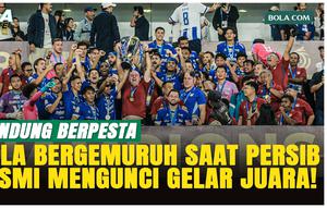 Persib Bandung memastikan gelar juara BRI Super League 2025/2026 usai laga kontra Persijap Jepara di Stadion GBLA, Sabtu (23/5/2026). Hasil itu membawa Maung Bandung mencetak sejarah dengan hattrick juara era Liga 1.