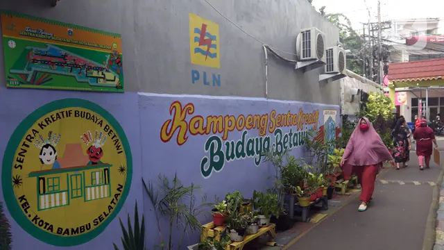 FOTO: Mengunjungi Kampung Sentra Kreatif yang Kental Budaya Betawi
