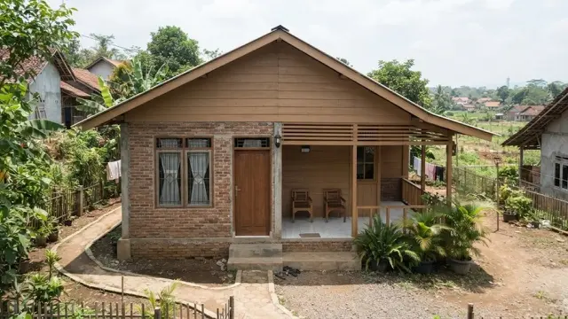 Model Rumah Desa 2 Kamar Tidur
