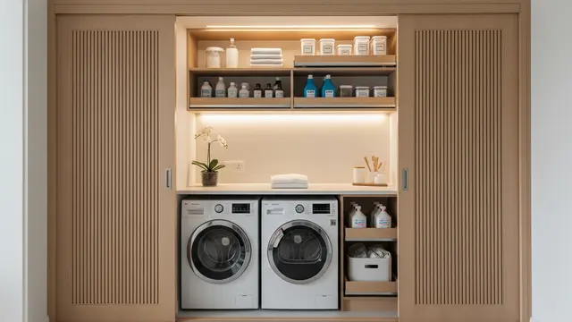 Area Laundry di Balik Pintu Geser