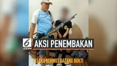 Seorang pemuda nekat menembak sepasang kekasih dengan senapan angin. Aksi ini dipicu rasa cemburu pelaku pada korban.