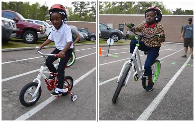 Anak-anak sangat senang dengan sepeda yang ia dapatkan | Photo: Copyright today.com