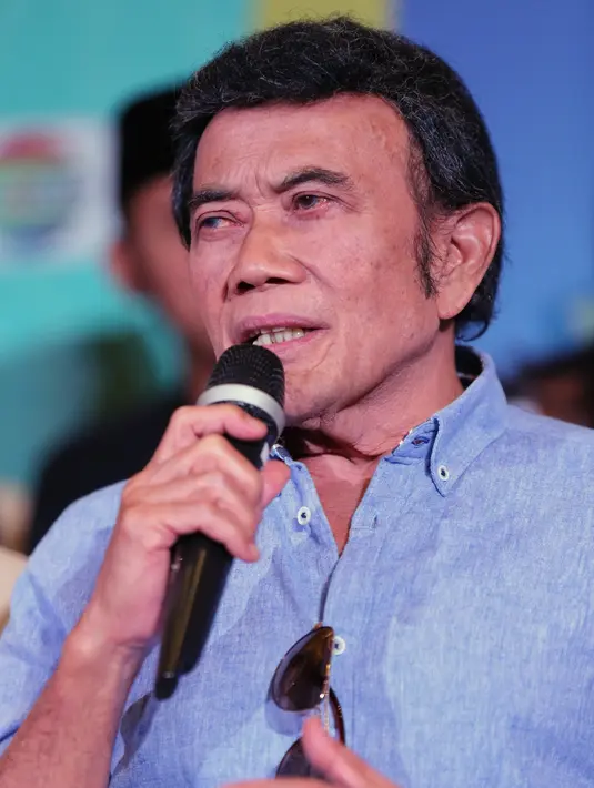 Tidak hanya sebagai pemeran dalam serial Ramadan tersebut, tapi juga Rhoma akan banyak menyumbangkan ide setiap episodenya. (Adrian Putra/Bintang.com)