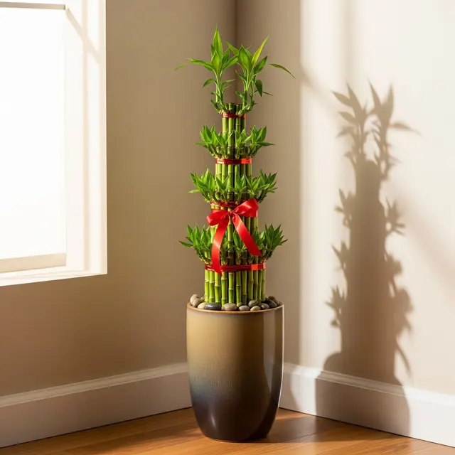 Penempatan Bambu Air Feng Shui di Rumah (Gemini AI)