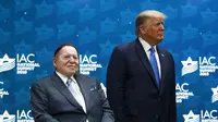 Raja Judi Sheldon Adelson dan Donald Trump. Adelson adalah sosok terkaya di dunia judi. Dok: AP Photo/Patrick Semansky