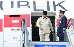 Prabowo Tiba di Vladivostok Hadiri Forum Ekonomi Rusia