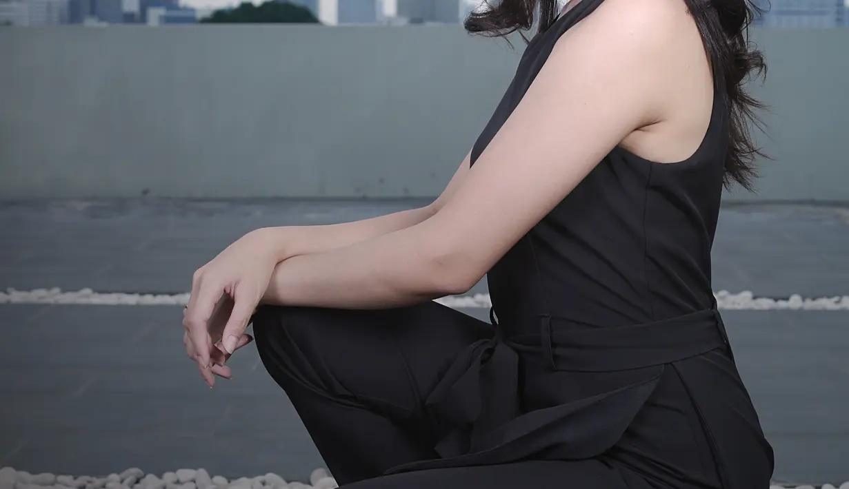 Tiwi saat di kantor Bintang.com di Jakarta Pusat. (Foto: Febio Hernanto, Digital Imaging: Denti Ebtaviani/Bintang.com)