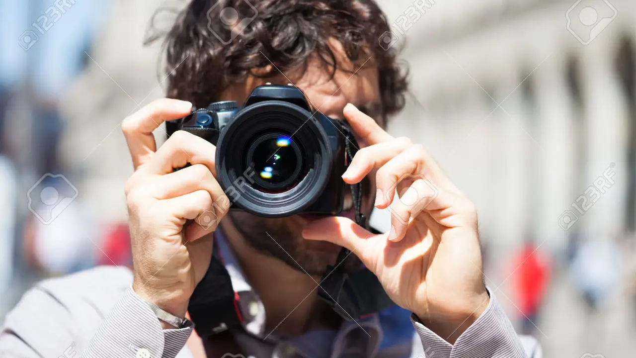 Person with camera