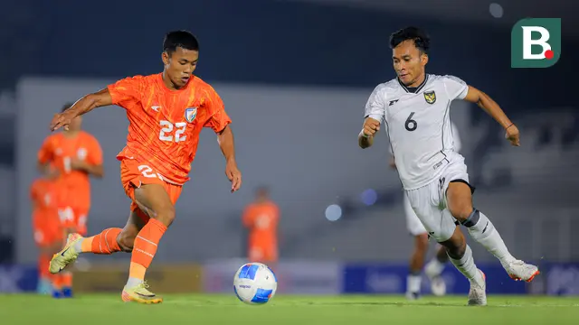 Foto: TC Tahap Pertama Timnas Indonesia U-22 Diakhiri dengan Laga Imbang Melawan India