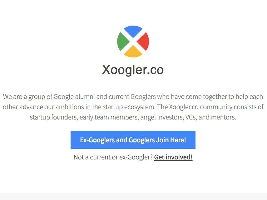 	Xoogler, sebutan untuk eks karyawan Google (Foto: Xoogler.co)