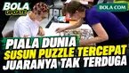 Di Kejuaraan Puzzle Dunia, para peserta berlomba menyusun puzzle demi meraih trofi, berpacu dengan waktu, peserta lain, dan diri mereka sendiri.

Ajang yang berlangsung pada 16 hingga 20 September di Valladolid, Spanyol, ini mempertemukan 2.400 pem...