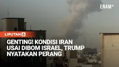 Asap tebal terlihat membumbung dari wilayah selatan Teheran, Sabtu, setelah Israel melancarkan serangan ke ibu kota Iran. Serangan pertama dilaporkan terjadi di dekat kantor Pemimpin Tertinggi Iran, Ayatollah Ali Khamenei.