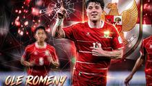 Ole Romeny, striker andalan Timnas Indonesia. (Bola.com/Iqbal Ikhsan/Gemini)