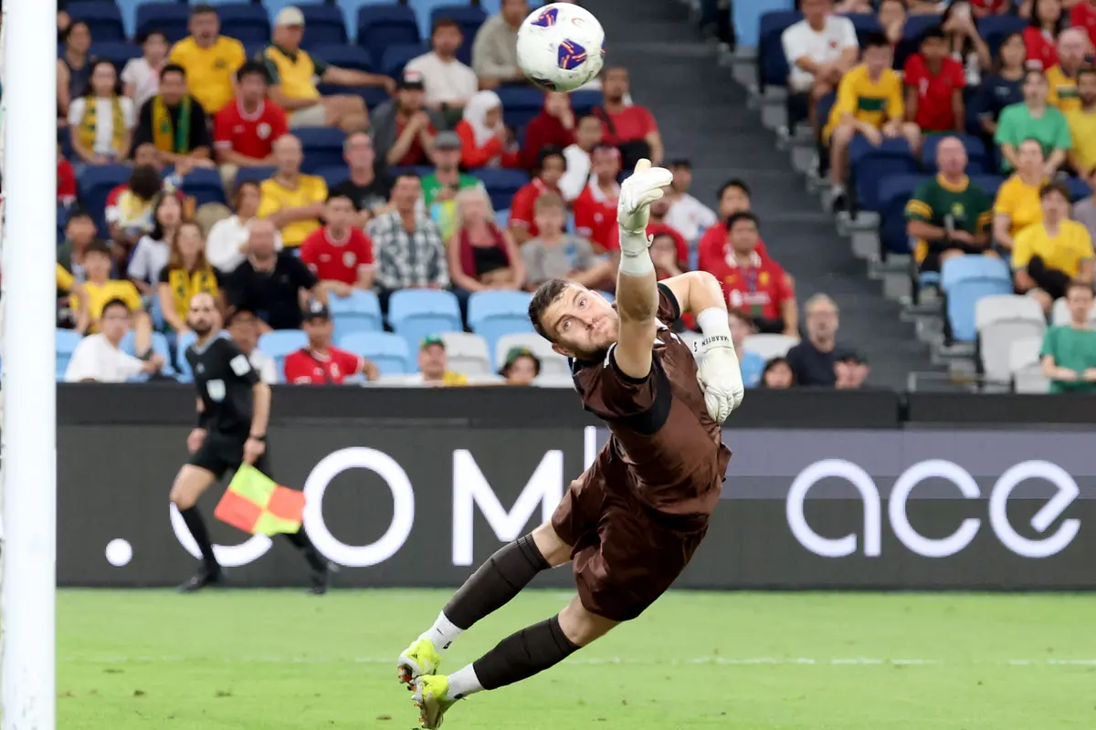 Maarten Paes - Timnas Australia Vs Timnas Indonesia