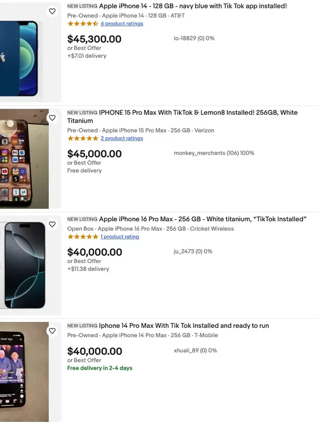 iPhone yang Dilengkapi Aplikasi TikTok Tampak Dijual di eBay, Harganya Capai Rp405 Juta
