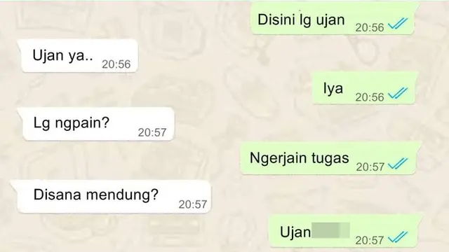 6 Chat Orang Tanya Tapi Enggak Nyambung Ini Bikin Mikir Dua Kali