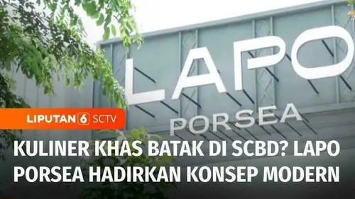 VIDEO: Kawasan SCBD Sajikan Menu khas Batak dan Hiburan Seni di Lapo Porsea