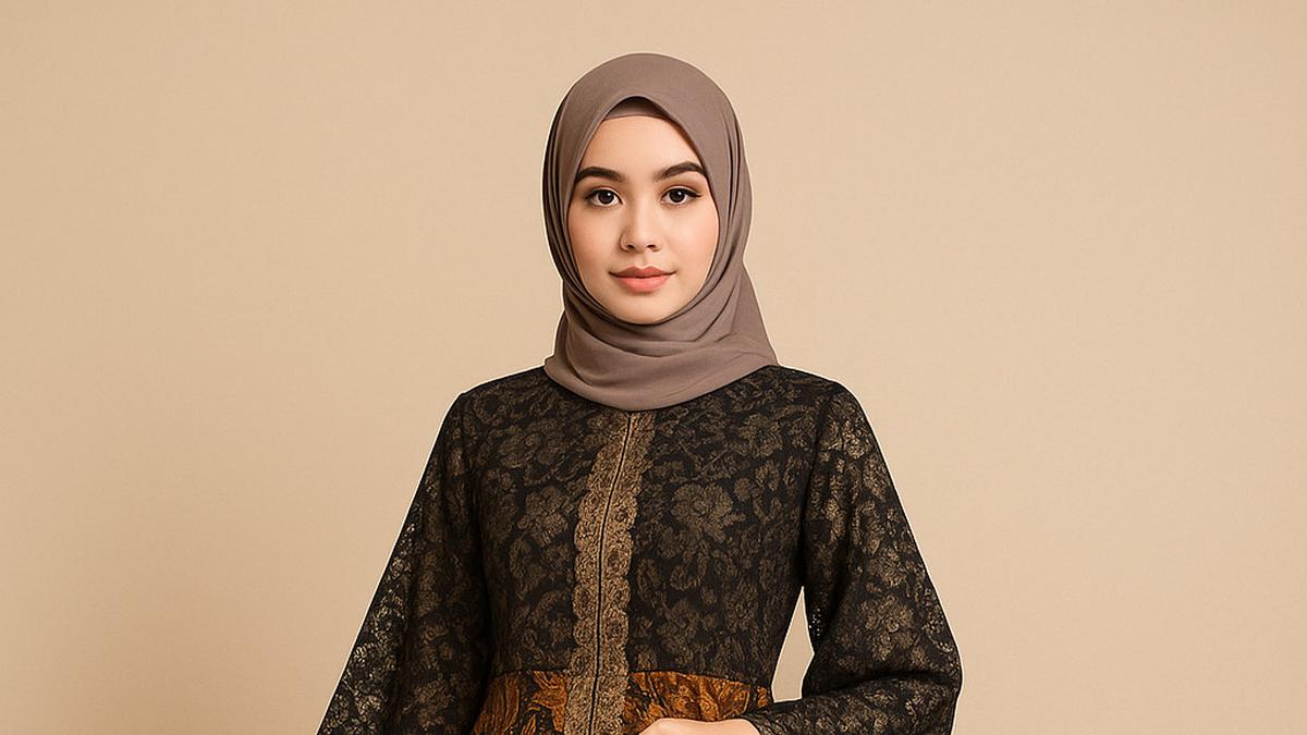 7 Model Batik Brokat Kombinasi Lengan Kimono Panjang Tren Terbaru 2025