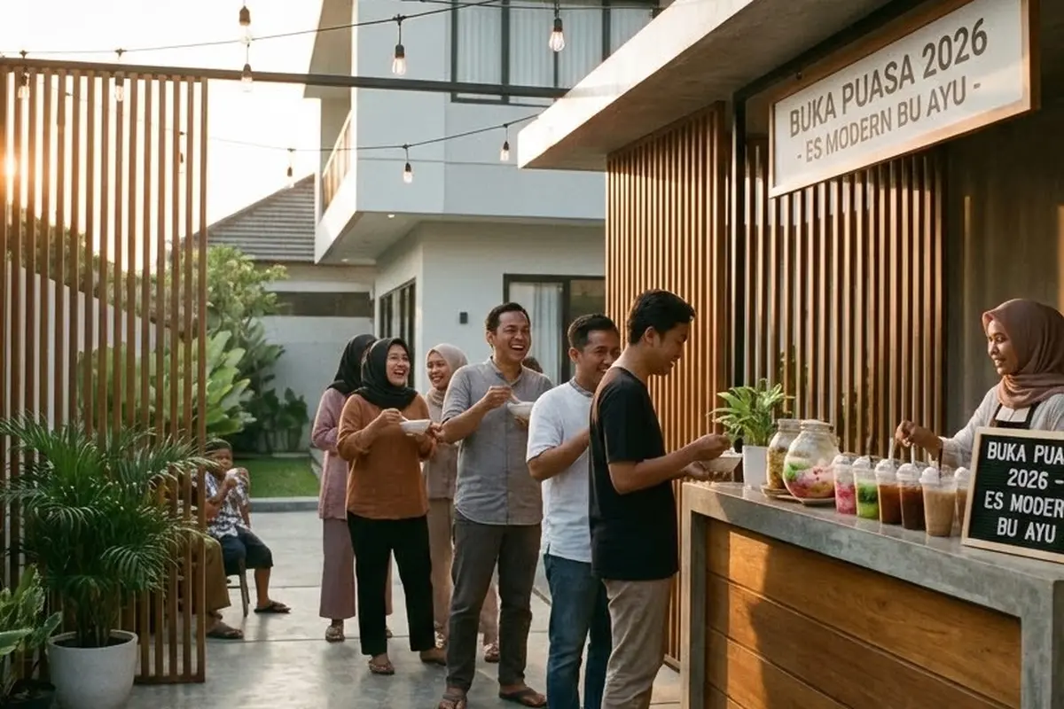 Ide Teras Rumah untuk Jualan Es saat Buka Puasa 2026