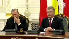 Di Ukraina sebuah video menjadi viral. Dalam video tersebut, Presiden Turki terlihat tertidur dalam sebuah konferensi pers.