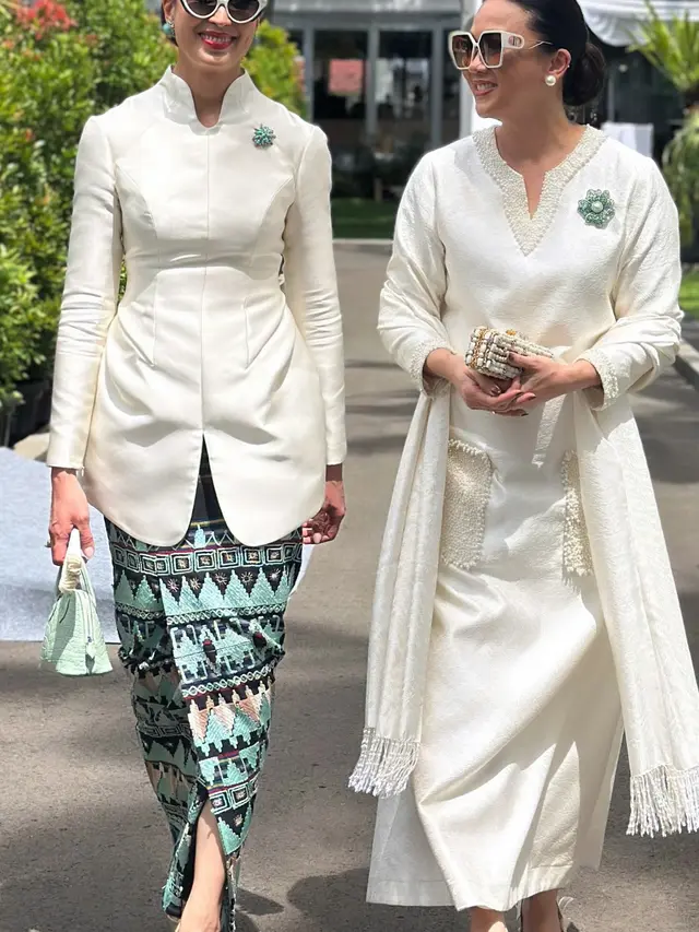 Gaya Keren Tamu Undangan Open House Presiden Prabowo Subianto, Dari Nagita Slavina, Titiek Soeharto hingga Menpar Widi Wardhana