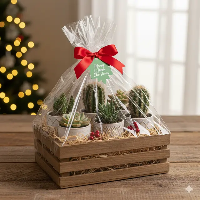 Hampers natal unik (Foto: Gemini AI)