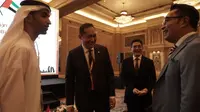 Gubernur Jawa Barat Ridwan Kamil saat menghadiri UEA-Indonesia Business Forum di Dubai, Uni Emirat Arab, Kamis (4/11/2021). (Foto: Biro Adpim Jabar)