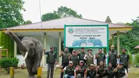 Menhut Tinjau PLG di Riau, Perkuat Fasilitas dan Revitalisasi Konservasi Gajah