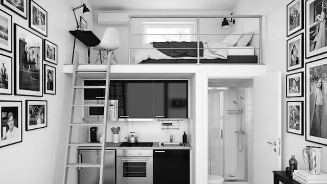 Rumah 4x3 Tema Monokrom