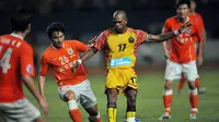 Keith Gumbs saat membela Sriwijaya FC di Liga Champions Asia 2009. (AFP/Adek Berry)