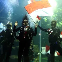 Merayakan kemerdekaan tahun ini menjadi sesuatu yang berbeda bagi basis band Kotak, Chua. (Deki Prayoga/Bintang.com)