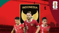 Timnas Indonesia - Dimas Drajad, Marc Klok, Arkhan Fikri Nuansa Kualifikasi Piala Dunia 2026 (Bola.com/Adreanus Titus)