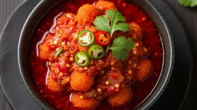 Ilustrasi Telur Ikan Balado