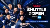 Shuttle Open 2026: Hadirkan Deretan Juara Olimpiade Saksikan Hanya di Vidio