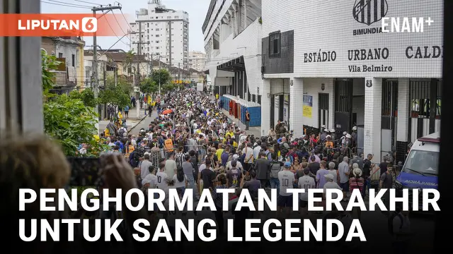 VIDEO: Warga Brasil Beri Penghormatan Terakhir untuk Pele