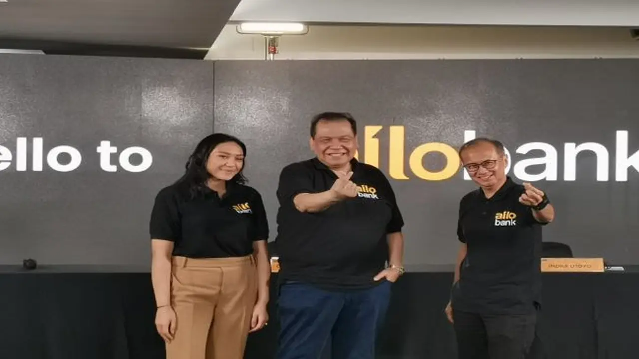 Founder & Chairman CT Corp, Chairul Tanjung mengumumkan, Direktur Utama PT Allo Bank Indonesia Tbk (BBHI) yang akan diangkat dalam RUPS Kamis siang, 19 Mei 2022 adalah Indra Utoyo. (Foto: Liputan6.com/Pipit I.R)