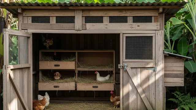 Kandang dengan Nest Box dari Laci Bekas
