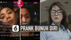Pedangdut Aida Saskia bikin prank bunuh diri di live IG story. Psikolog dan ahli kesehatan mental, Oriza Sativa buka suara.