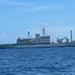 Kapal Angkatan Laut China (People Liberation Army Navy) yang tiba di Perairan Bali, Minggu (2/5/2021),  untuk membantu Indonesia mengevakuasi kapal selam KRI Nanggala 402 yang tenggelam pada 21 April lalu. (Ist)